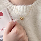 925 Silver Heart Pendant Choker Women Jewelry Necklace