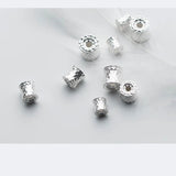 925 Sterling Silver Tube Spacer Beads for DIY Bracelet Necklace Jewelry