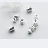 925 Sterling Silver Tube Spacer Beads for DIY Bracelet Necklace Jewelry