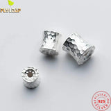 925 Sterling Silver Tube Spacer Beads for DIY Bracelet Necklace Jewelry