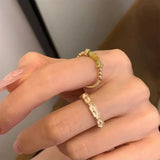 925 Silver Jade Drop Glaze Ring for Women, Star Pearl Retro Jewelry