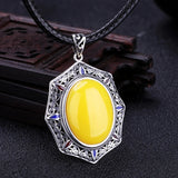 925 Sterling Silver Ellipse Shape Pendant Blank Tray for Jewelry Accessories
