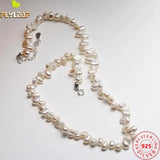 Baroque Freshwater Pearl Choker Necklace Women Femme Clavicle Accessories