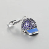 925 Sterling Silver Hat Beads Charms for Jewelry Making