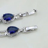 925 Sterling Silver Zircon CZ Bracelet for Women