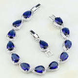 925 Sterling Silver Zircon CZ Bracelet for Women