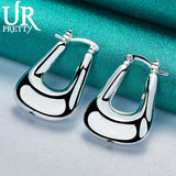 925 Silver Geometric Shapes Earrings for Women