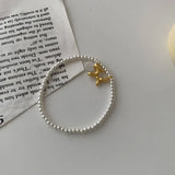 925 Silver Balloon Dog Bracelet Beaded Women's Accessory