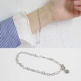 925 Silver Hollow Heart Bracelet for Lover Birthday