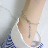 925 Silver Hollow Heart Bracelet for Lover Birthday
