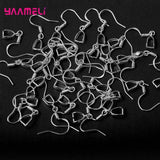 925 Sterling Silver Earrings Clasps Hooks Fittings DIY Making Accessories