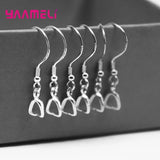 925 Sterling Silver Earrings Clasps Hooks Fittings DIY Making Accessories