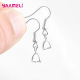 925 Sterling Silver Earrings Clasps Hooks Fittings DIY Making Accessories