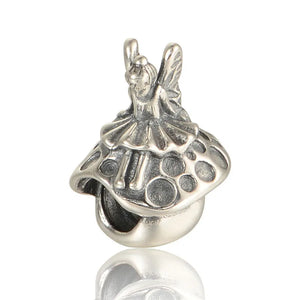 925 Silver Forest Fairy Charm Bead for Bracelet & Necklace