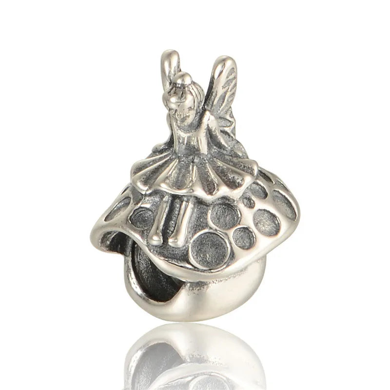 925 Silver Forest Fairy Charm Bead for Bracelet & Necklace