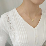 925 Silver Geometric Triangle Necklace Mothers Gift Choker