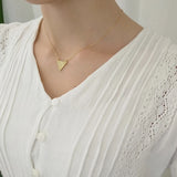 925 Silver Geometric Triangle Necklace Mothers Gift Choker
