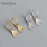 925 Silver Shinny Love Heart Cartilage Earring