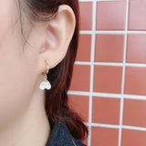 925 Silver Shinny Love Heart Cartilage Earring