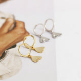 925 Silver Shinny Love Heart Cartilage Earring