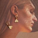 925 Silver Shinny Love Heart Cartilage Earring