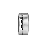 925 Silver Locket Clip Charm Clear CZ for Reflexions Bracelet