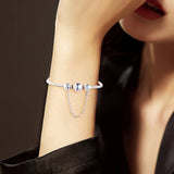 925 Silver Love Here Safety Chain for DIY Bracelets