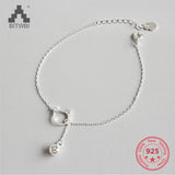 925 Silver Kitty Cat Bell Necklace for Women