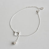 925 Silver Kitty Cat Bell Necklace for Women
