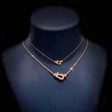 925 Silver U Shape Light Mini Women's Jewelry Set