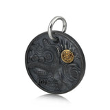 925 Silver Lion Pendant Crystal Bracelet DIY Accessories Retro Style