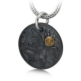 925 Silver Lion Pendant Crystal Bracelet DIY Accessories Retro Style