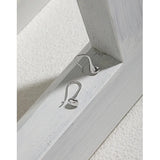 925 Silver Prince Rupert's Drop Earrings Platinum Plated Femme Jewelry