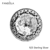 925 Silver Radiant Hearts Charms Bead for Bracelets