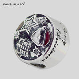 925 Silver Santa Claus Charms Bead for Bracelet Winter Collection