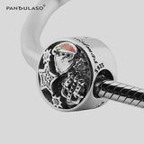 925 Silver Santa Claus Charms Bead for Bracelet Winter Collection