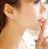 925 Silver Forever Love Twist Flower Zirconia Knot Set