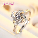925 Silver Crystal Pendant Set