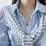 925 Sterling Silver Twist Pendant Necklace for Women