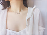 925 Silver fishbone Pendant Necklace for Women