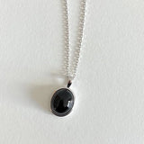 925 Silver Agate Necklace for Women Birthday Gift
