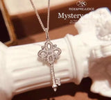 925 Silver Key Necklace Female Wild Clavicle Chain Couples
