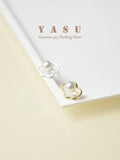 925 Silver Plated Stud Earrings Cloud Natural Pearl Unique Fine Jewelry