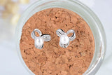 925 Silver Flower Crystal Zircon Stud Earrings Wedding Party Jewelry