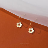 925 Silver Flower Earrings for Women INS Temperament Jewelry