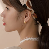 925 Silver Multi-layer Hoop Earrings Women 3 Layers Ear High