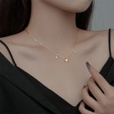 925 Silver Planet Pendant Necklace Rocket Star Moon Tassel Necklace