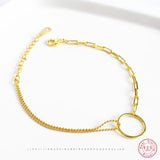 Sterling Silver Checkered Chain Bracelet Wedding Party Jewelry