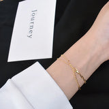 Sterling Silver Checkered Chain Bracelet Wedding Party Jewelry