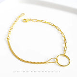 Sterling Silver Checkered Chain Bracelet Wedding Party Jewelry